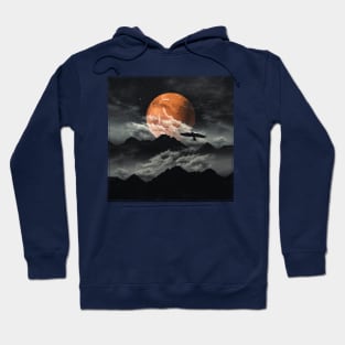 Mars above Mountains Hoodie